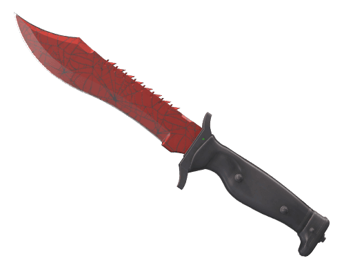 Bowie Knife Crimson Web CS2 skin