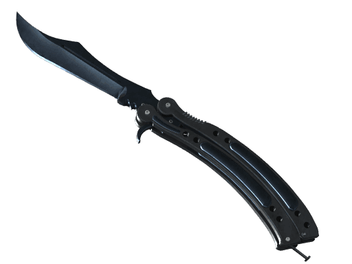 Butterfly Knife Blue Steel CS2 skin