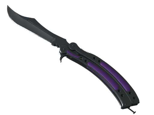 Butterfly Knife Ultraviolet CS2 skin