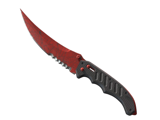 Flip Knife Crimson Web CS2 skin