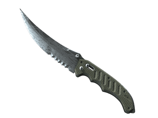 Flip Knife Damascus Steel CS2 skin