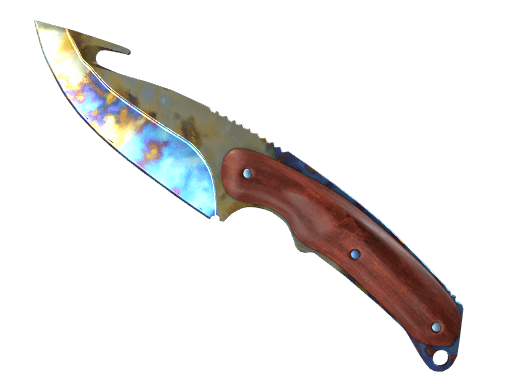 Gut Knife Case Hardened CS2 skin