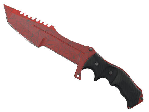 Huntsman Knife Crimson Web CS2 skin