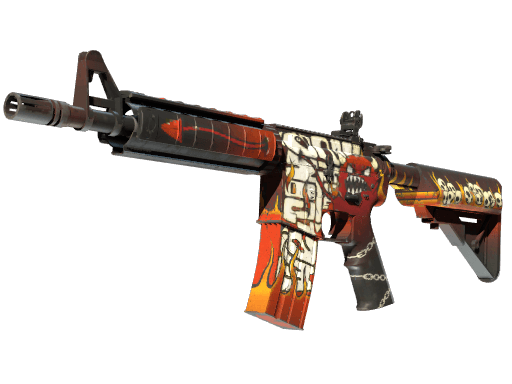 M4A4 Hellfire CS2 skin
