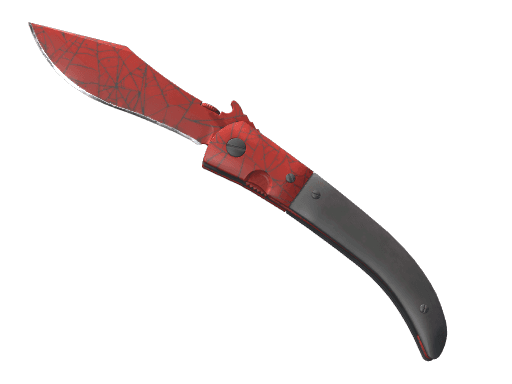 Navaja Knife Crimson Web CS2 skin