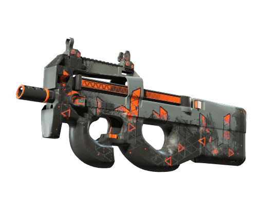 P90 Trigon CS2 skin