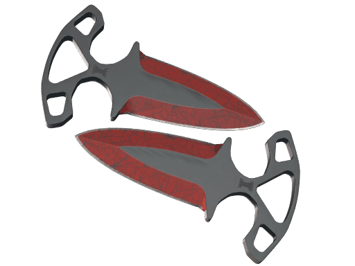 Shadow Daggers Crimson Web CS2 skin