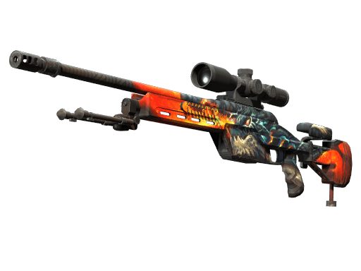 SSG 08 Dragonfire CS2 skin