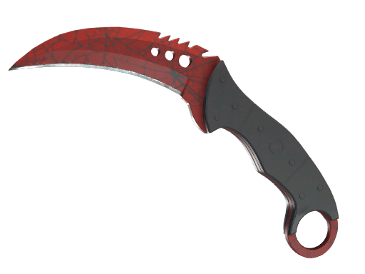 Talon Knife Crimson Web CS2 skin