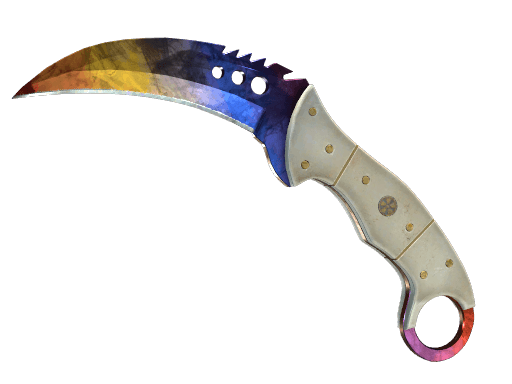Talon Knife Marble Fade CS2 skin