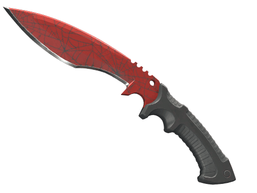Kukri Knife Crimson Web CS2 skin
