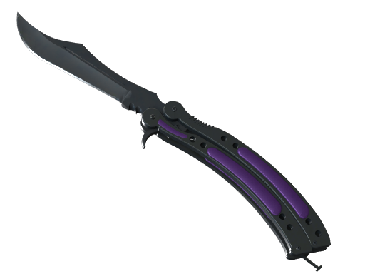 Butterfly Knife | Ultraviolet CS2 skin